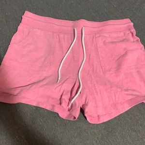 Light pink athletic shorts